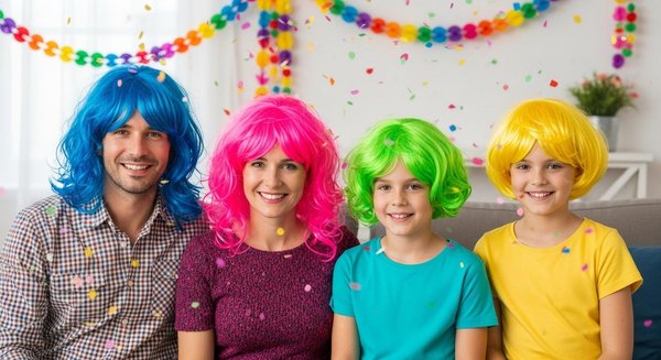 La perruque pour le carnaval : un accessoire festif pour toute la famille